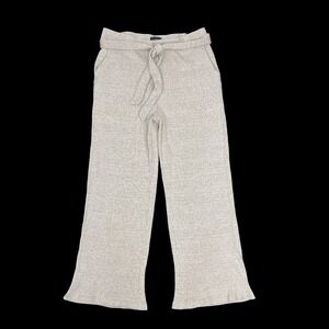 Who What Wear Pants Women XL Ivory Knit Pull On Knit Flare Comfort NWOT